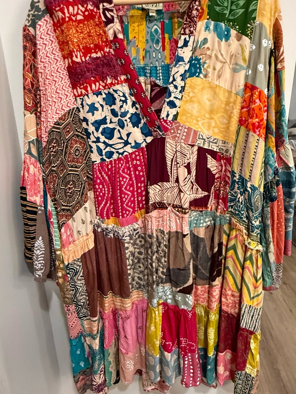 Jaded Gypsy Colorful Patchwork Boho Dress